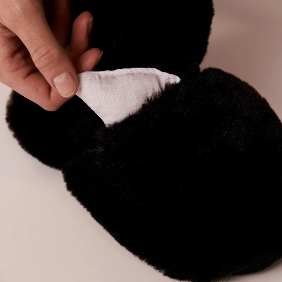 Faux Fur Heatable Bootie Slippers - Picture 3 of 4